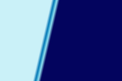 Deep blue and pale cyan color field